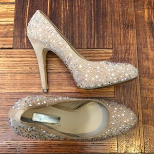 INC International Glitter Pumps